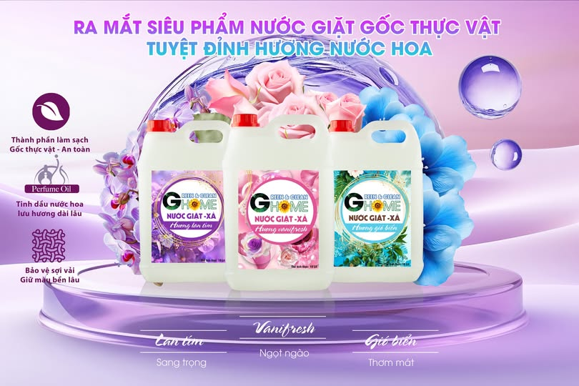 Anh nước giặt Greenhome này ra mắt đúng dịp quá!